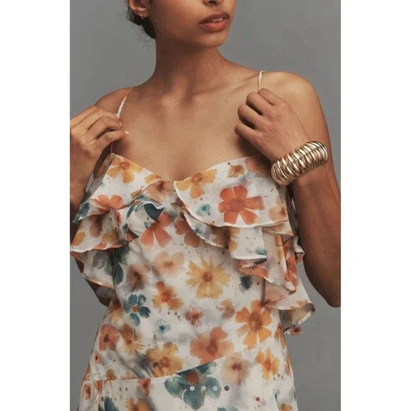 blue or brown dress Anthropologie NWT Cheetah Print Dress Sz XS – Rumors Richmond main image 0